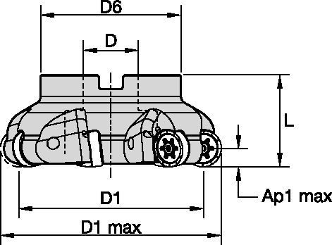 3/4" - Shell Mills 6009962 - WIDIA