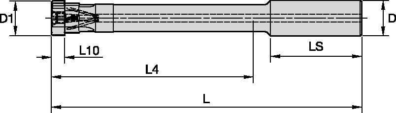 Disc Style Reamers • Straight Fluted for Blind Holes