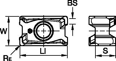 Inserts • XNGU-ALP • For Aluminum and Other Non-Ferrous Alloys