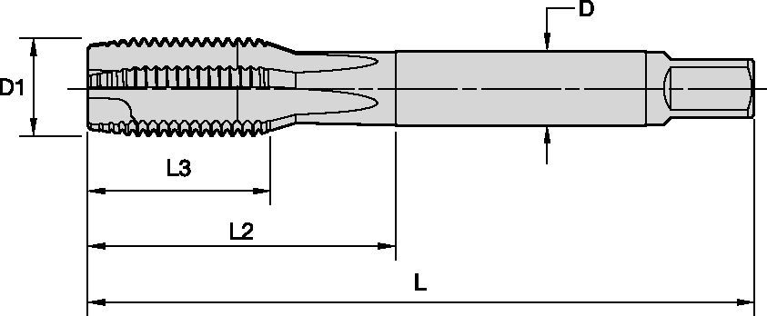 VT-SPO • Chanfrein d'entrée forme B • DIN EN ISO 228