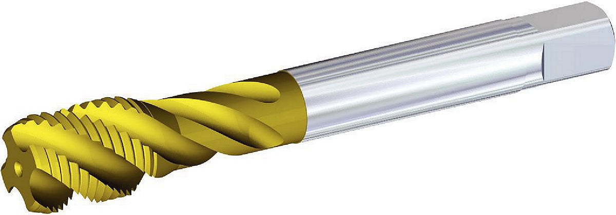 GOtap™ HSS-E ISO Rohrgewindebohrer mit spiralförmigen Schneidreihen • Sacklochbohrungen