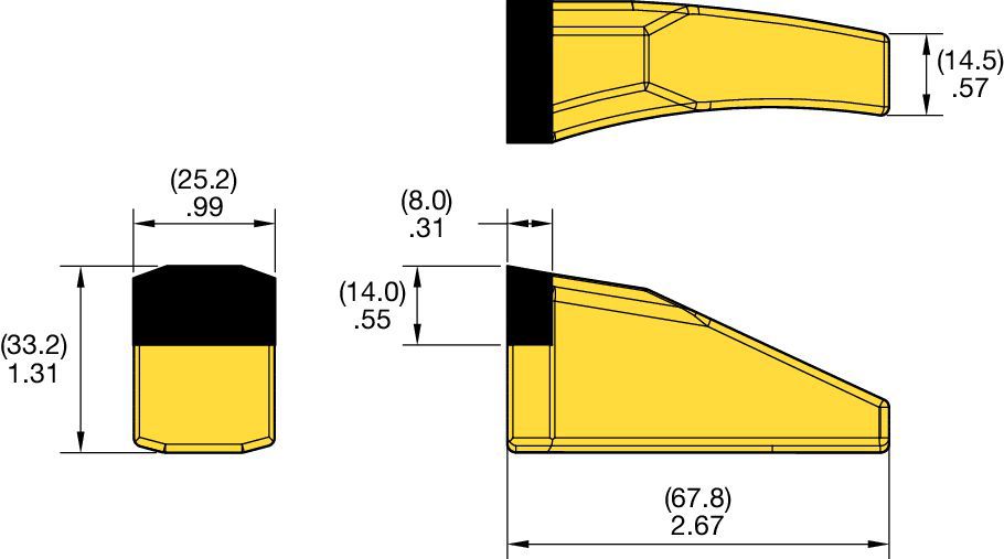 Welding Bar Teeth • KFWT25R34RNS
