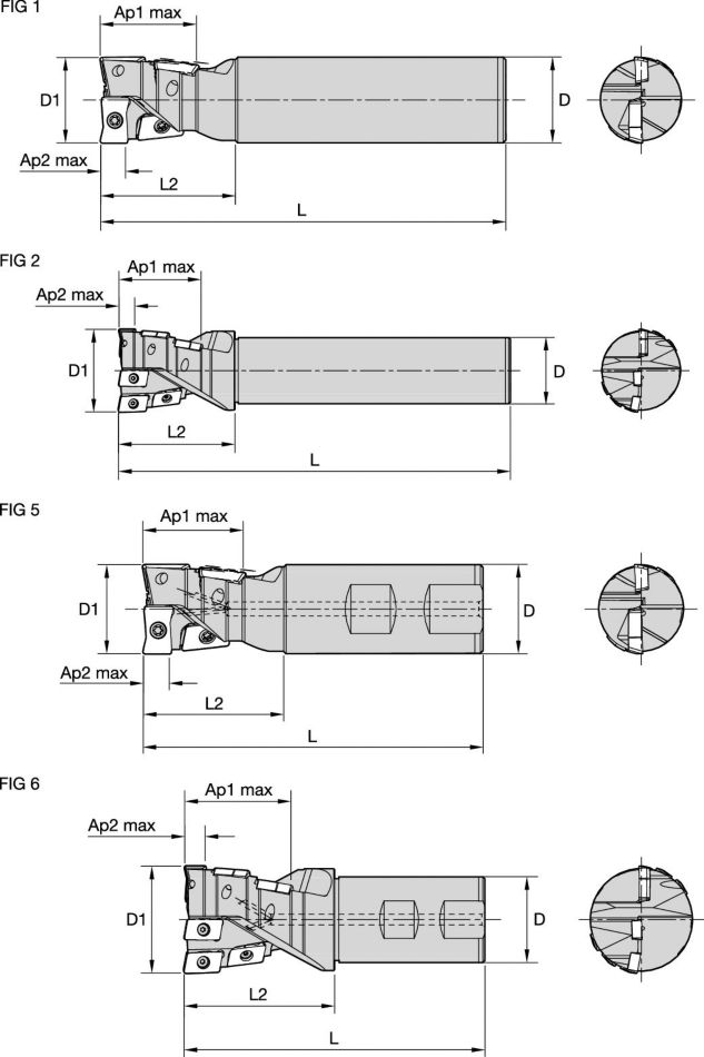 KDMR • Cylindrical Shank • Long Shank • Metric