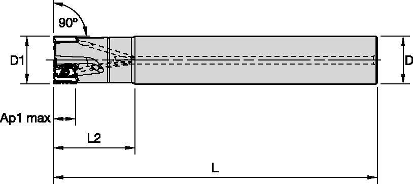 Shoulder milling cutter for multiple materials