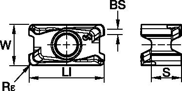 Shoulder Milling • Insert • LNPU11-SGE • Medium