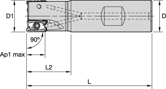 Shoulder milling cutter for multiple materials