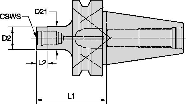 Modulares Schaftfräsen