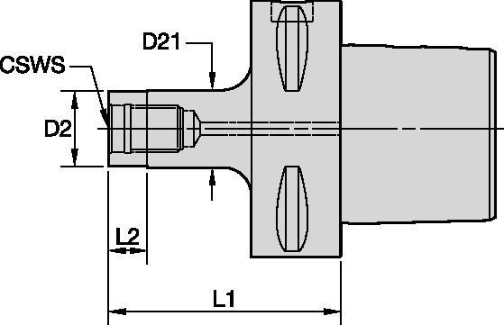 Modulares Schaftfräsen