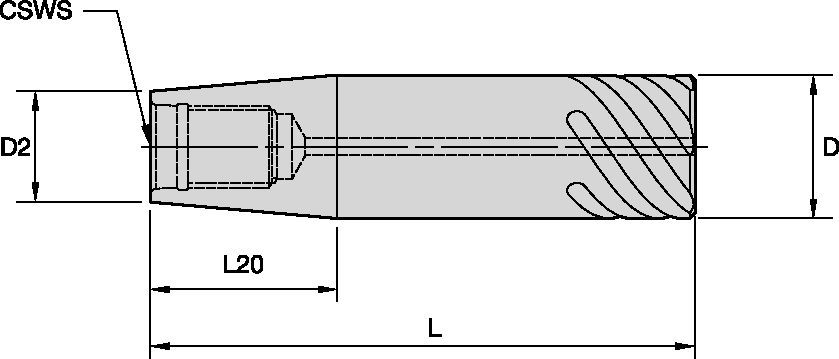 Modulares Schaftfräsen