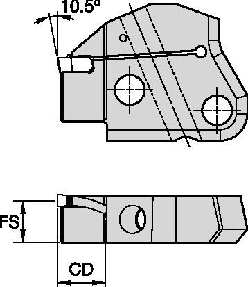 Beyond™ Evolution™ • Modular Blade • Face Grooving • Internal • Through Coolant