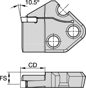 Beyond™ Evolution™ • Modular Blade • Face Grooving • Internal • Through Coolant