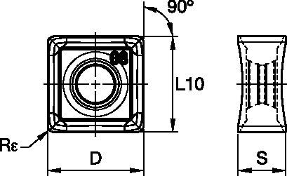 KSSM8+™ • Carbide Insert • SNHJ12-GD • Medium Machining