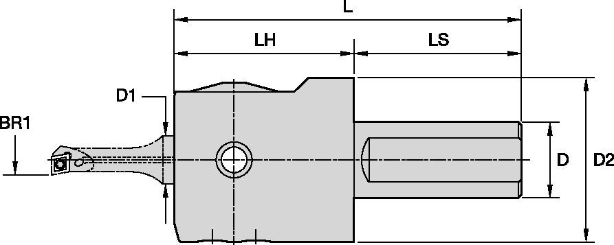 FBHO • Straight Shank Boring Head