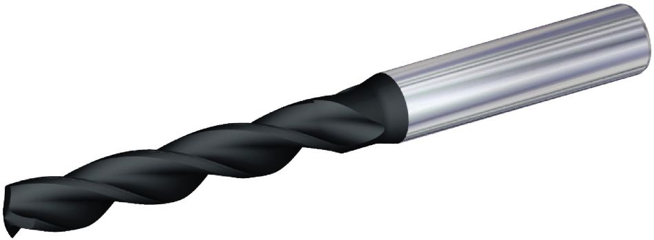 Solid Carbide Drill for Cast Iron, Non-Ferrous Materials, and Short-Hole Titanium Applications