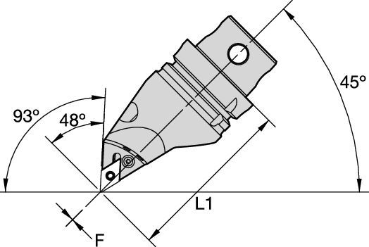 PDMN 48° • 93° Application • Centerline