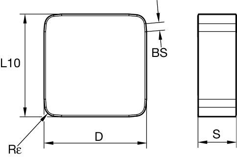 Plaquitas intercambiables • KSSR • SNXF 1204...