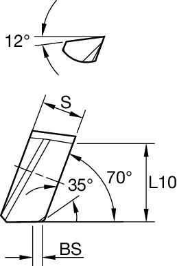 Indexable Inserts • SPHX1205... for Finishing