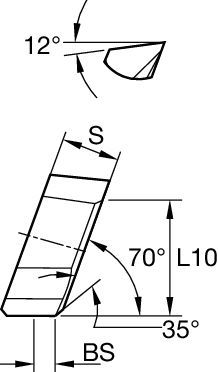 Inserts for Fix-Perfect™ 20° • SPHX1205-W • Finishing • GN