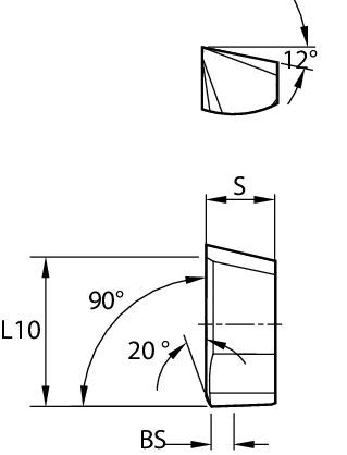 Fix-Perfect™ • Cast Iron Indexable Inserts • SPHX1205... • Finishing