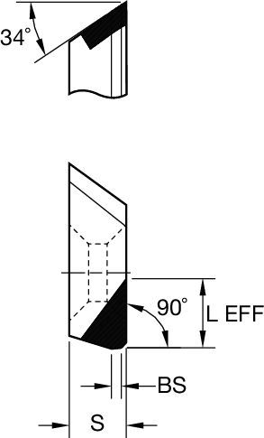Inserts for Fix-Perfect™ • Aluminium • BGHX15L5... • -GG • Roughing