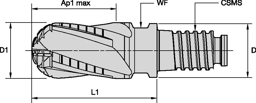 49C9 • Ball-Nose Roughing • Inch