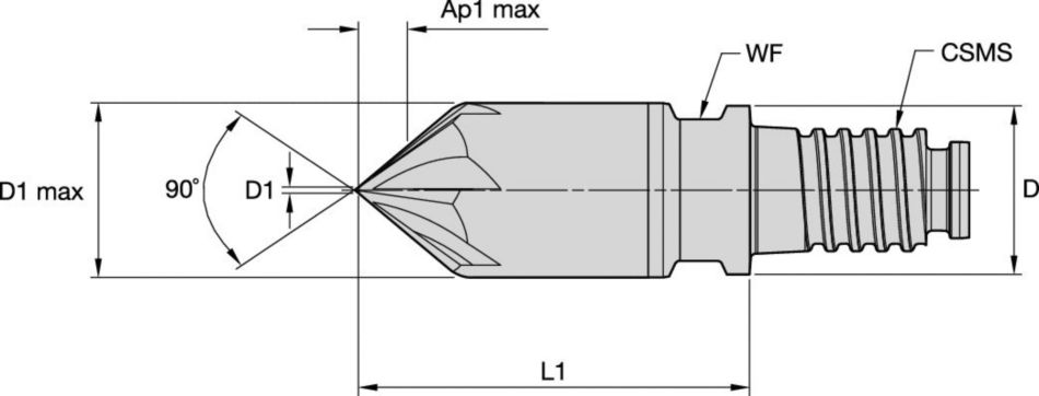 Modulares Schaftfräsen • XADA Ausführung