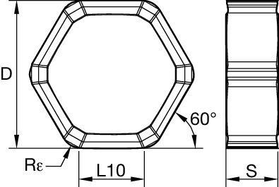 Plaquettes indexables • HNG.0905...