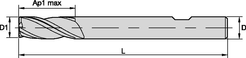 General Purpose Solid Carbide End Mill