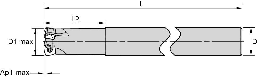 7792VXD12 Cylindrical Shank • Inch