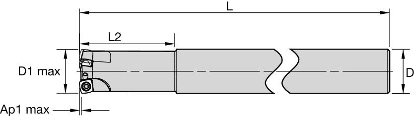 7792VXD09 Queue cylindrique • Métrique