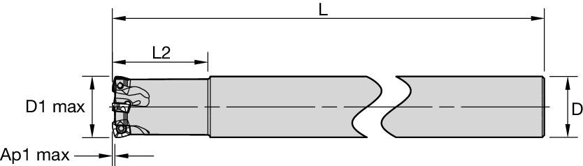 7792VXP06 Cylindrical Shank • Metric