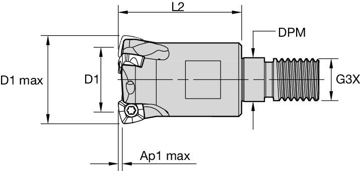 7792VXP06 Modular Head Screw-On • Metric