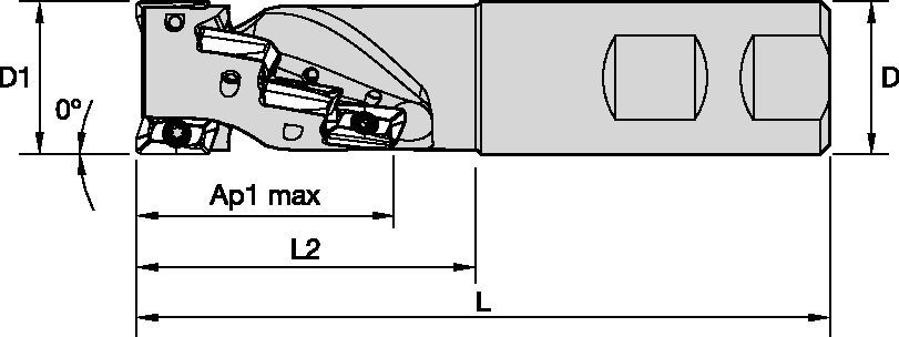 Helical End Mills with Weldon® Shank