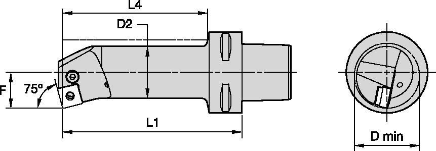 Internal Cutting Units • P-Clamping