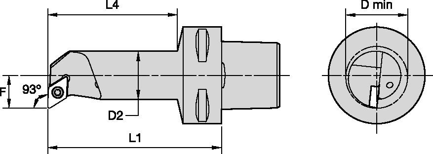 SDU 93°-PSC-Metric BB Tooling Systems - 6319891 - WIDIA