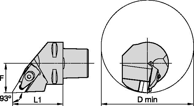 DDJ 93°-PSC-Metric CU Tooling Systems - 6319740 - WIDIA