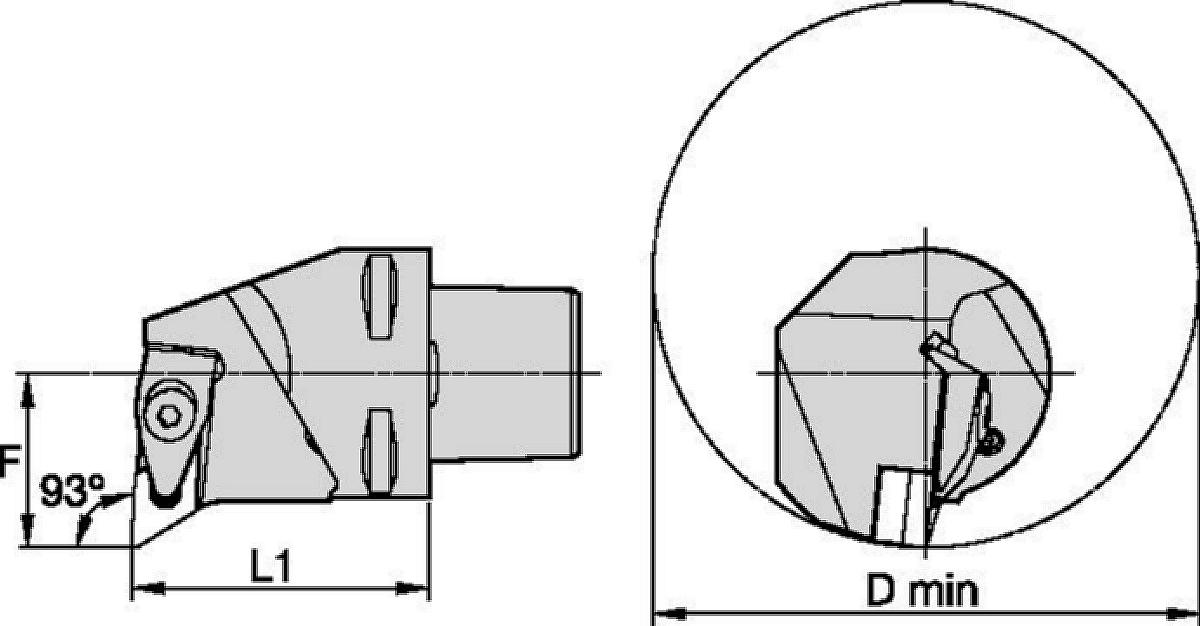 切削装置 • D 型夹持装置