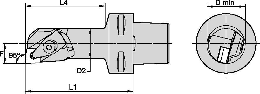 DCL 95°-PSC-Metric BB Tooling Systems - 6330408 - WIDIA