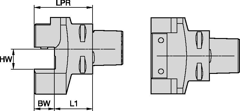 Adaptéry ETA pro držáky se čtvercovou stopkou