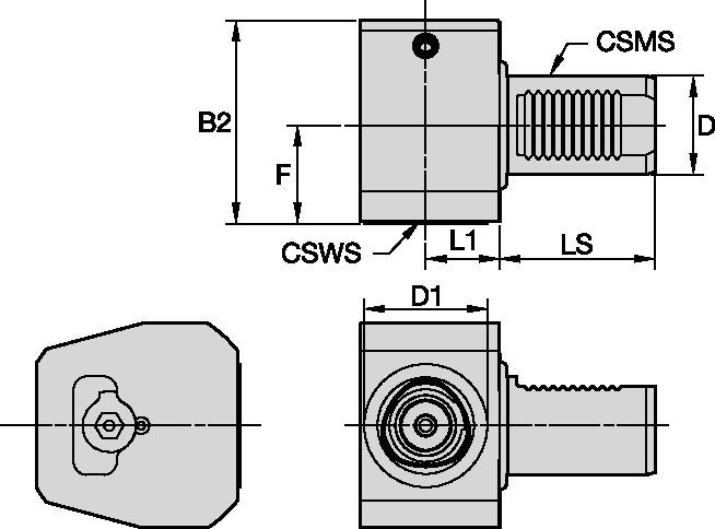 CLRR/L • VDI Right Angle
