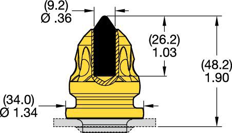 .76" (20mm) Shank