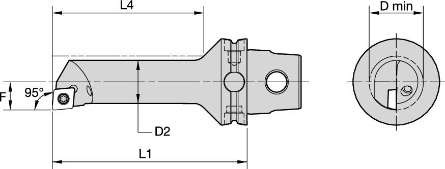 KM40TS™ Internal Cutting Units S-Clamping