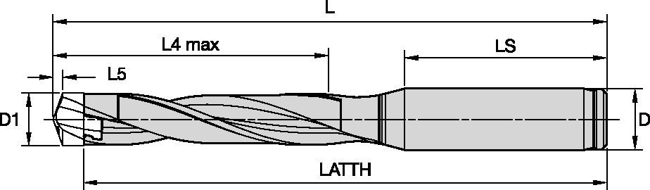 Modulares Bohren • Zylinderschaft (SS)