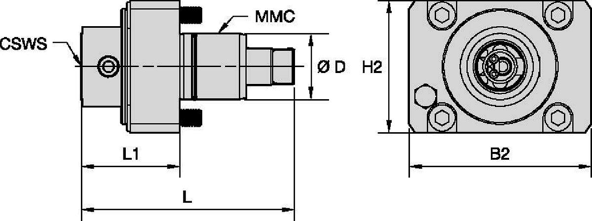 DMG森精機 • 軸方向駆動工具 • KM™ • MMC 001