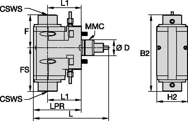 DMG Mori • Приводной инструмент, радиальное крепление • KM™ • MMC 001