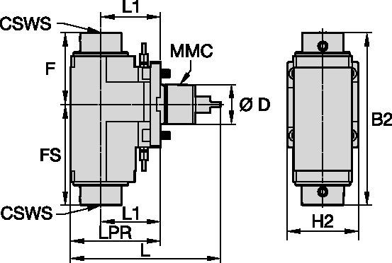 DMG Mori • Outil avec entraînement radial • KM™ • MMC 002