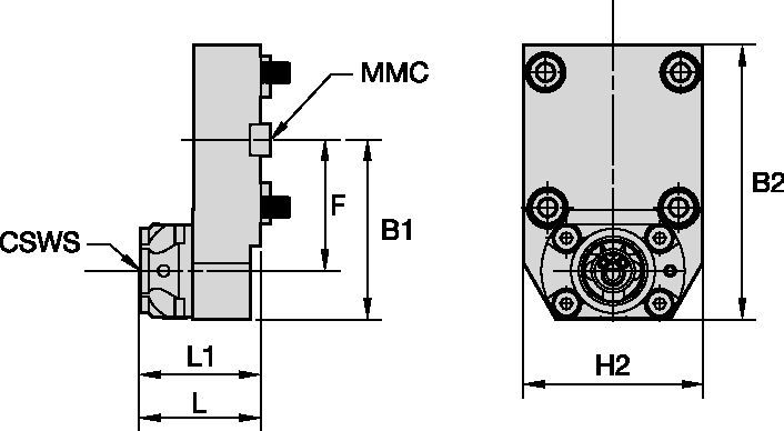 Hyundai WIA • Static Tool Axial • KM™ • MMC 035