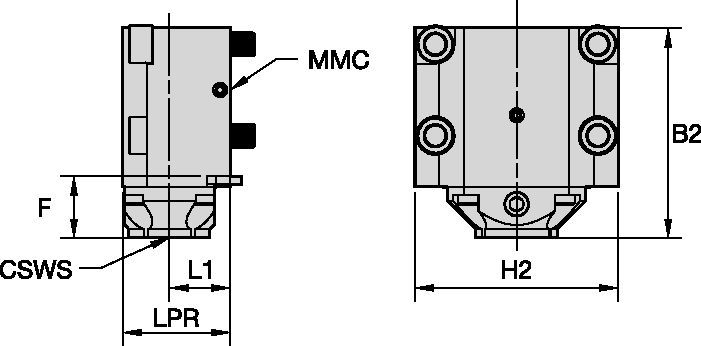 Hyundai WIA • Driven Tool Radial • KM™ • MMC 035