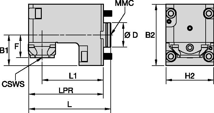 DMG Mori • Radiální statické nástroje • KM™ • MMC 001