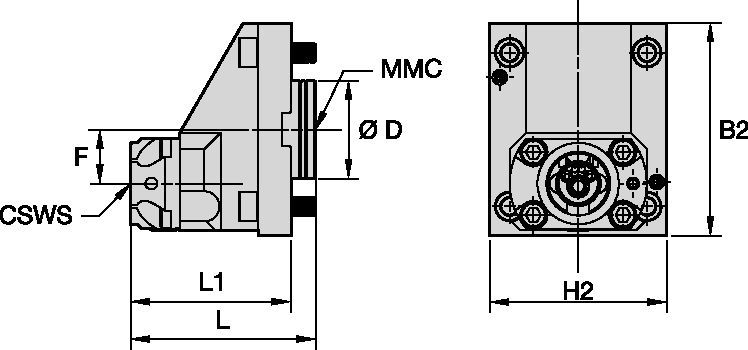 DMG Mori • sabit Eksenel takım • KM™ • MMC 002